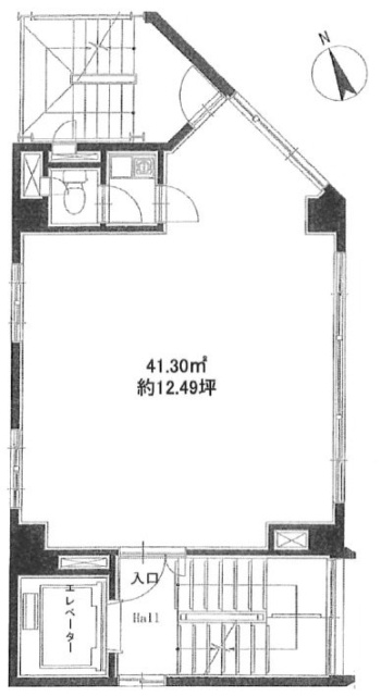 東洋新宿ビル6F 間取り図