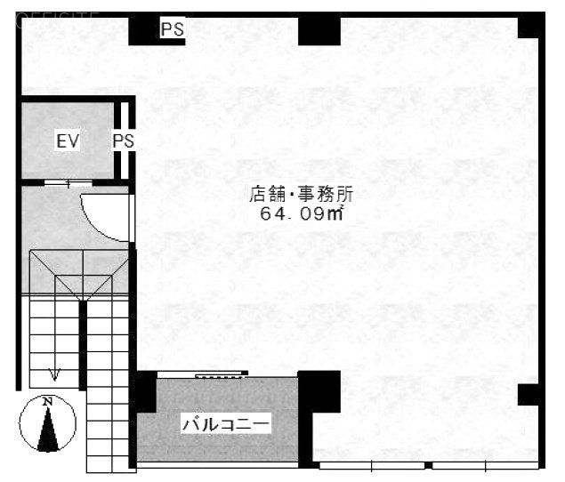 冨久井ビル4F 間取り図