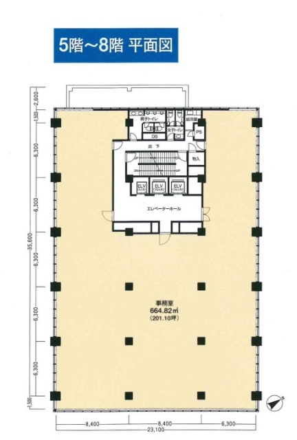 TOKYU REIT八丁堀ビル7F 間取り図