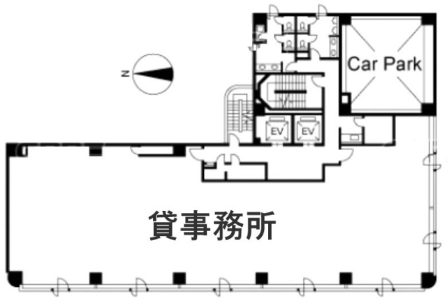 八王子東町センタービル501 間取り図