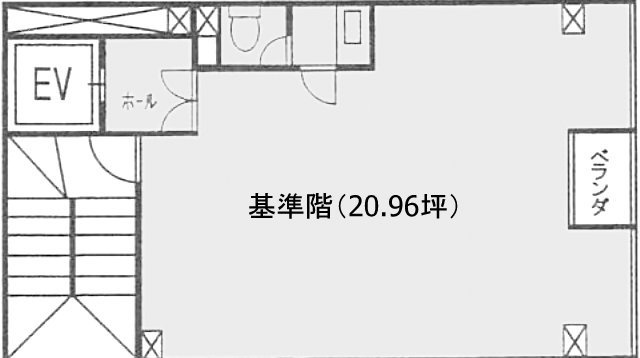 青山OKビル4F 間取り図