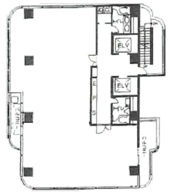 大伴(オオトモ)ビル9F 間取り図