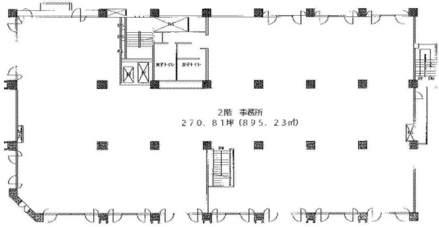 グランドパレス田町ビル2F 間取り図