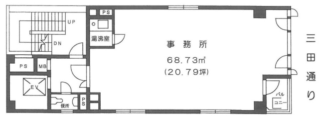 望月ビル6F 間取り図