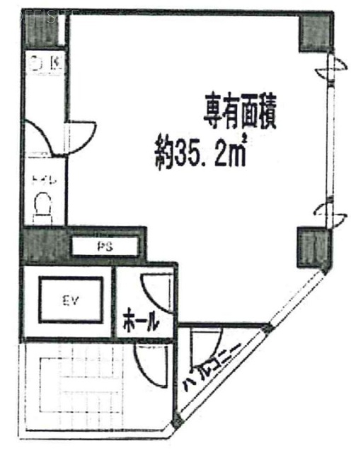 希望ビル3F 間取り図