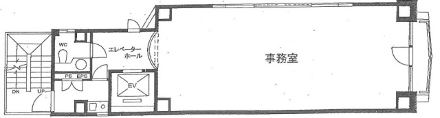 コスモタワービル2F 間取り図