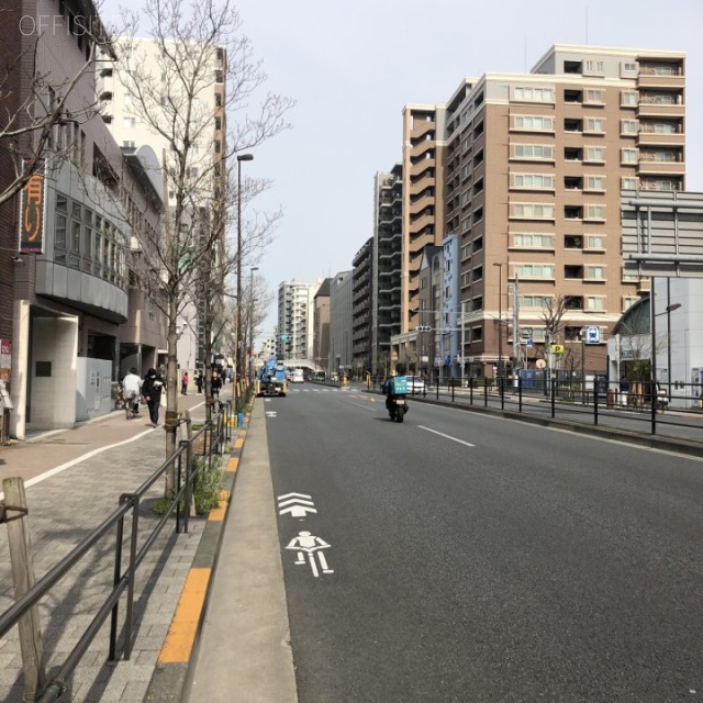 KDXレジデンス白金Ⅱ ビル前面道路