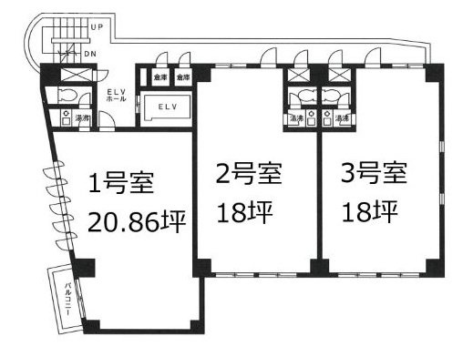 江戸川橋杉原ビル201 間取り図