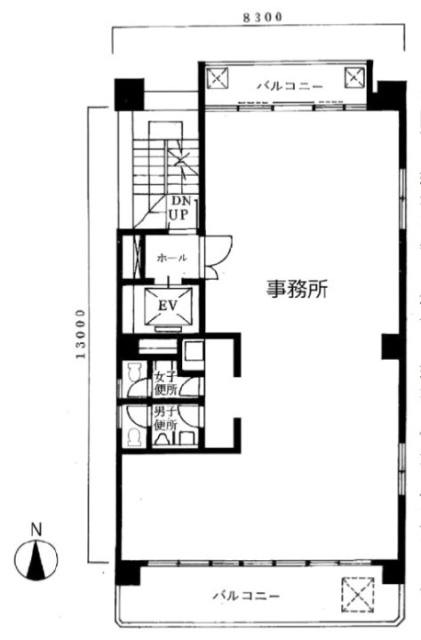 春日ビル7F 間取り図