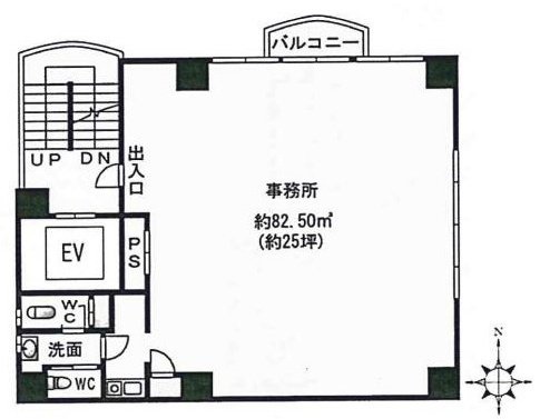 橋本ビル7F 間取り図