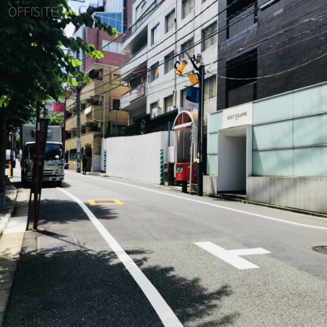 恵比寿イーストスクエア ビル前面道路