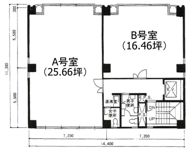 早川ビルB 間取り図