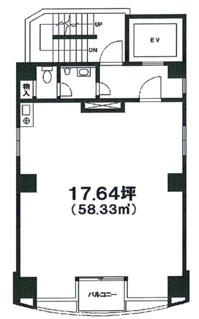 ROOMY生稲ビル6F 間取り図