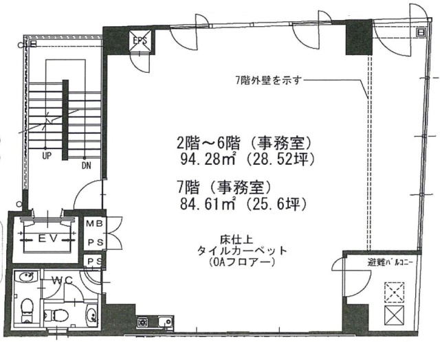 崇城大学会館2F 間取り図