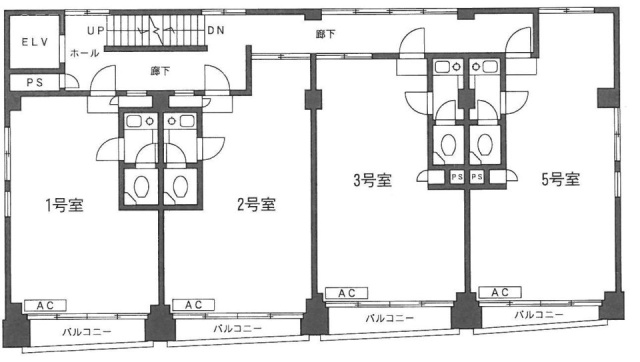 東都ビル505 間取り図