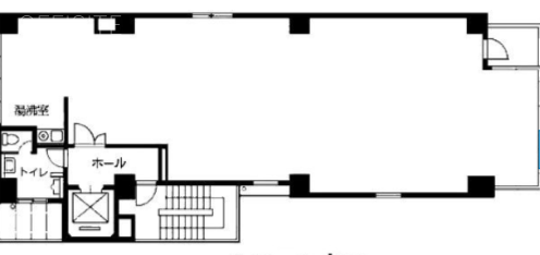 第二亀谷ビル5F 間取り図