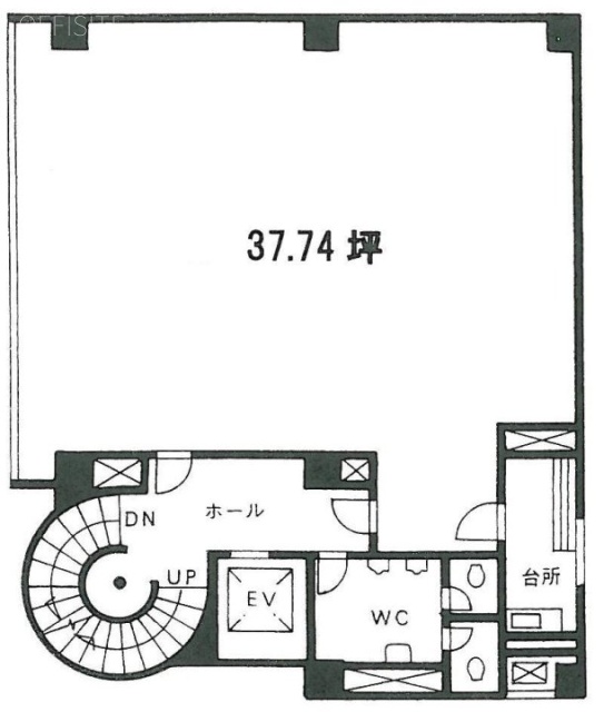 セブンスビル6F 間取り図