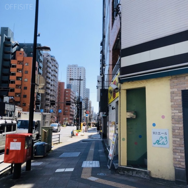 壽々喜園(すずきえん)ビル ビル前面道路