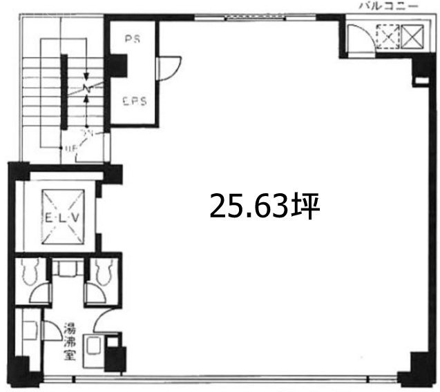 アックス神田ビル6F 間取り図