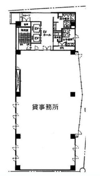 亀井ビル3F 間取り図
