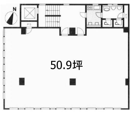 北村ビル3F 間取り図