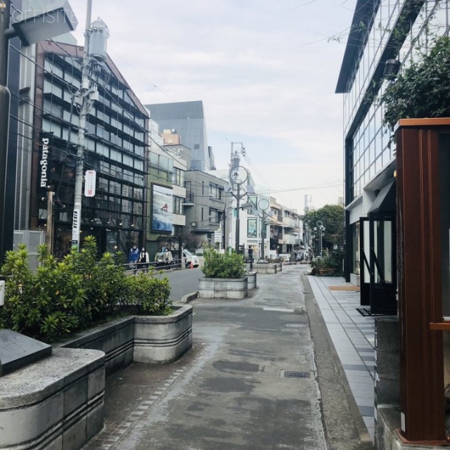 アルボーレ神宮前 ビル前面道路