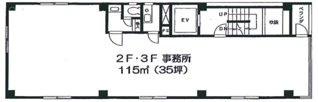 大鐵ビル3F 間取り図