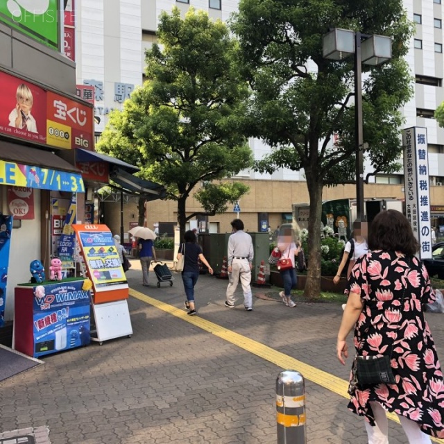 桂昇大森駅前ビル ビル前面道路