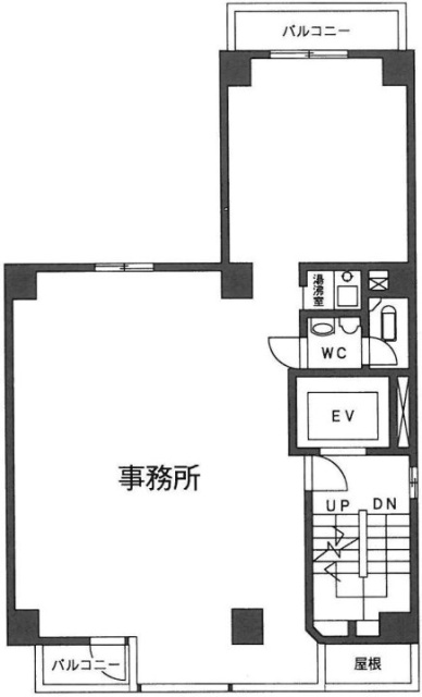 川島ビル3F 間取り図