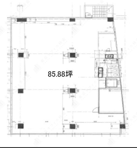 要町通信ビル2F 間取り図
