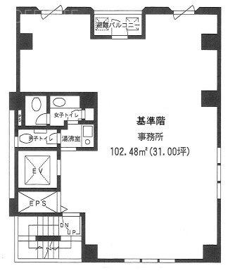 近代ビル6F 間取り図
