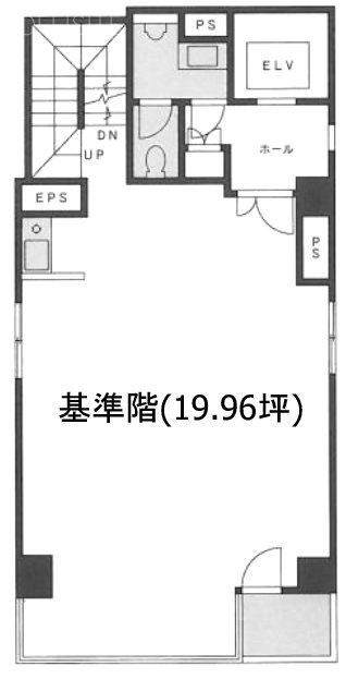人形町合田ビル2F 間取り図