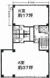 室四ビル1F～6F 間取り図