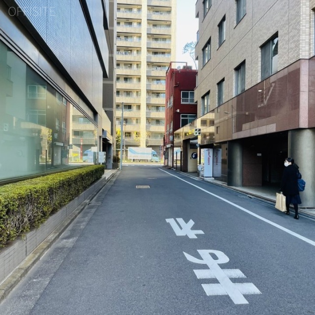 TIE浜町ビル ビル前面道路