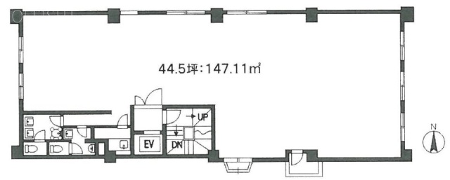 HIRONO(ヒロノ)ビル2F 間取り図