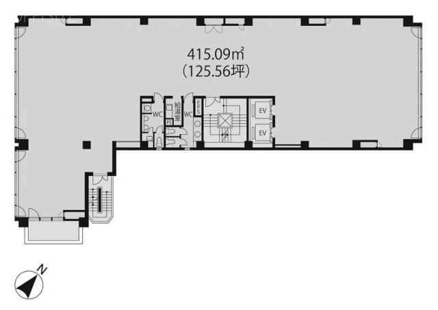 HF日本橋大伝馬町ビル5F 間取り図