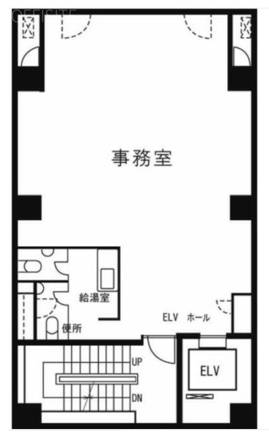 新正堂本店ビル4F 間取り図