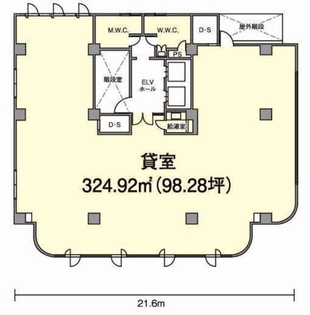 三番町MIDビル7F 間取り図