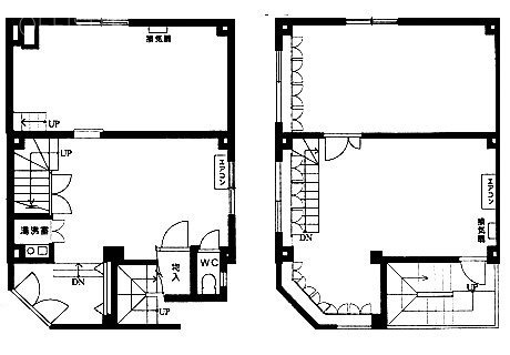 旭工芸ビル1-2F 間取り図