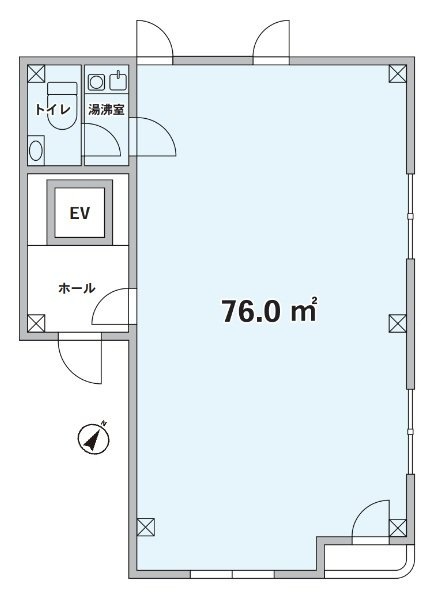 第2集花園ビル7F 間取り図