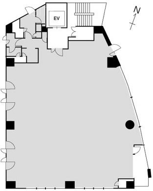 六本木OGビル2F 間取り図