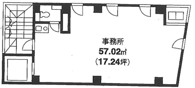 WAKOU小石川ビル4F 間取り図