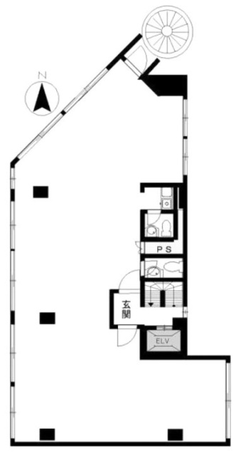 ANNI東日本橋ビル1F~2F 間取り図