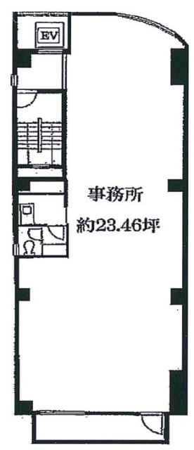 K-1ビル7F 間取り図