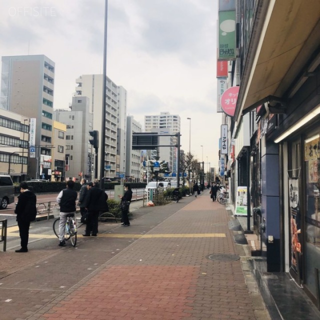 亀戸ガイビル ビル前面道路