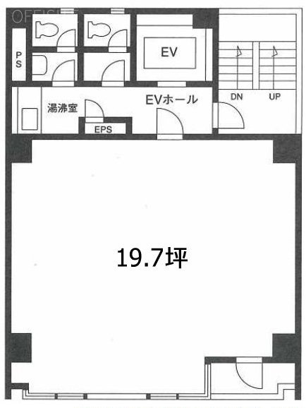 ニュー新富ビル4F 間取り図
