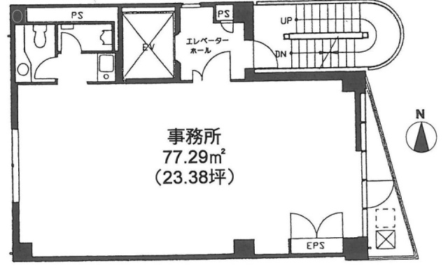 西麻布MKビル4F 間取り図