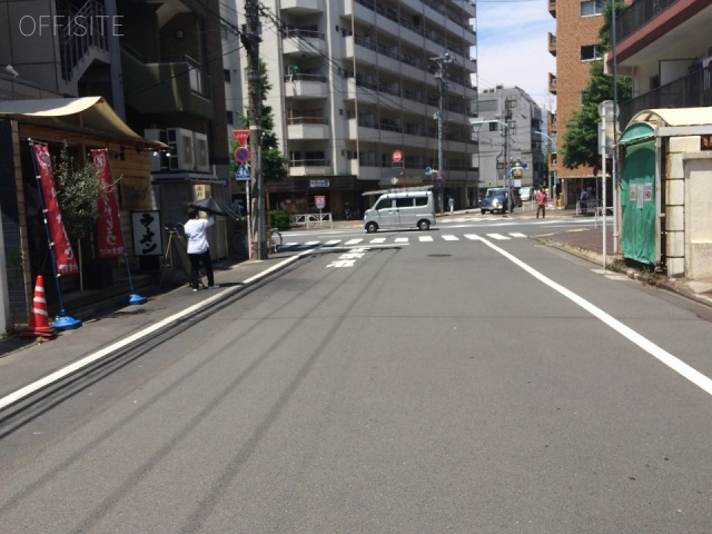 大島ビル ビル前面道路