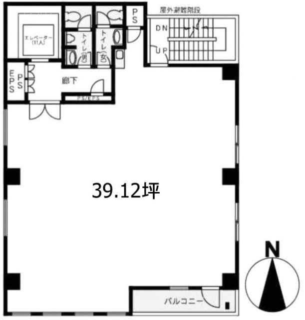 シャンピア秋葉原ビル7F 間取り図