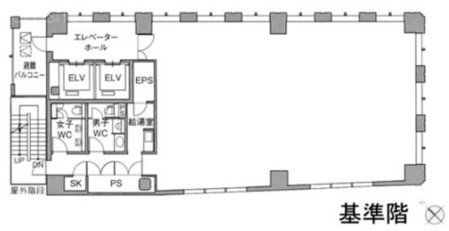 赤坂日ノ樹ビル2F 間取り図